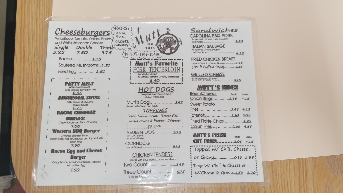 Menu Mutts On 13Th-7