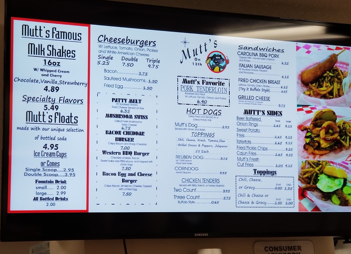 Menu Mutts On 13Th-8